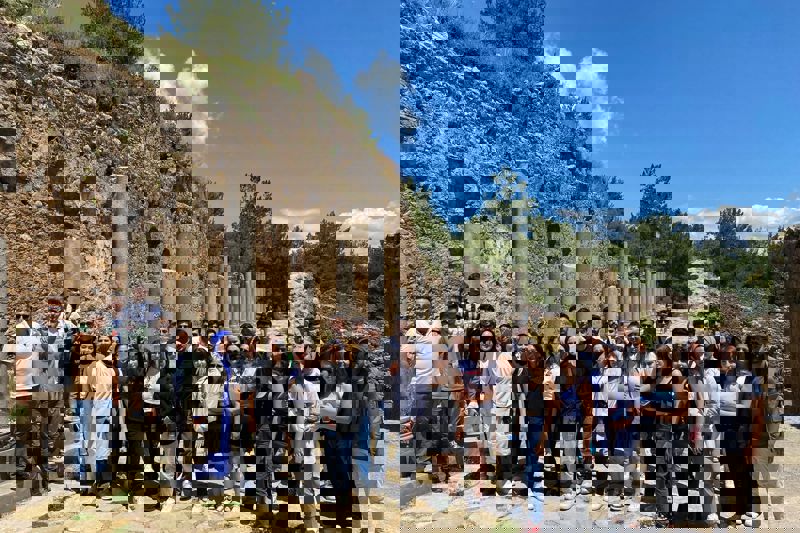 YÜKSEKOKULUMUZDAN  SİEDRA ANTİK KENTİ GEZİSİ