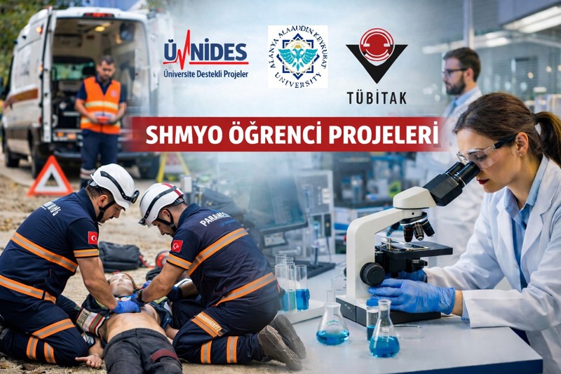 SHMYO’da ÜNİDES ve TÜBİTAK Destekli Öğrenci Projeleri