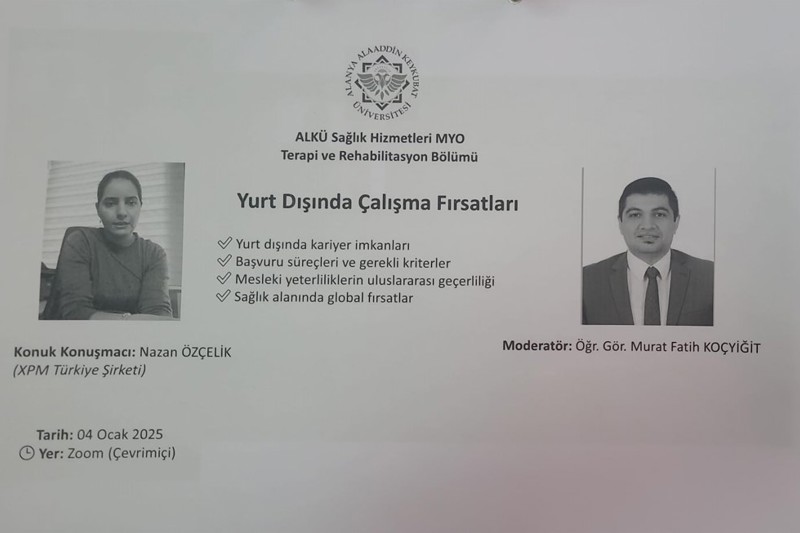 YURT DIŞINDA ÇALIŞMA FIRSATLARI ETKİNLİĞİ YAPILDI