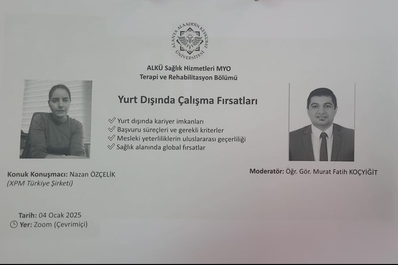 YURT DIŞINDA ÇALIŞMA FIRSATLARI ETKİNLİĞİ YAPILDI YURT DIŞINDA ÇALIŞMA FIRSATLARI ETKİNLİĞİ YAPILDI