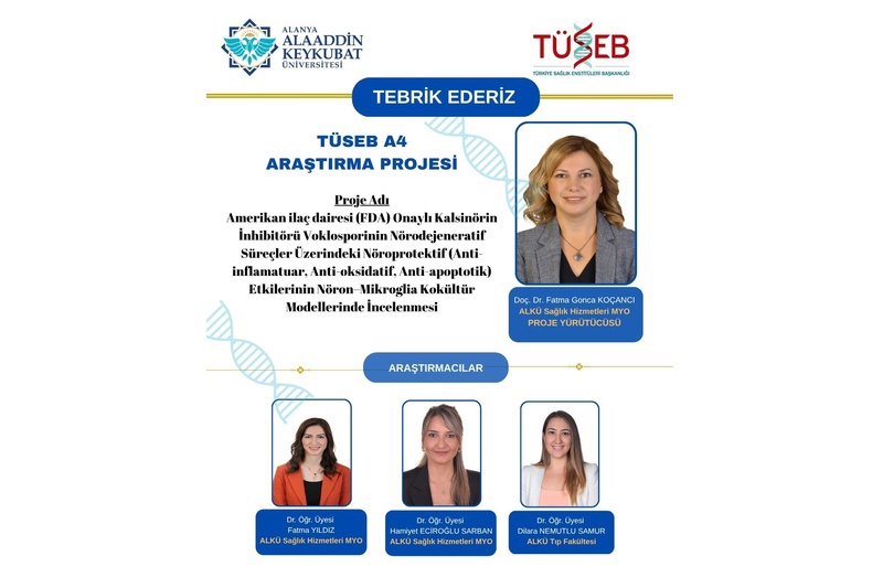 Akademisyenlerimizin TÜSEB Başarısı