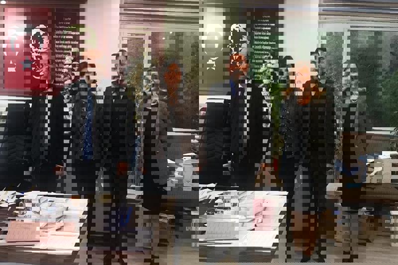 YÜKSEKOKULUMUZDAN ALANYA İLÇE SAĞLIK MÜDÜRLÜĞÜNE ZİYARET