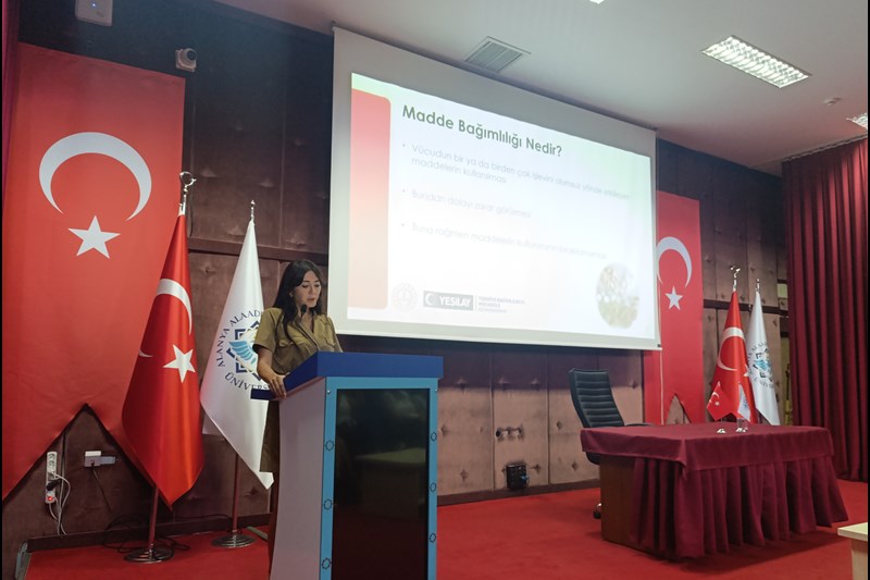 BAĞIMLILIKLA MÜDACE ETKİNLİĞİ DÜZENLENDİ BAĞIMLILIKLA MÜDACE ETKİNLİĞİ DÜZENLENDİ